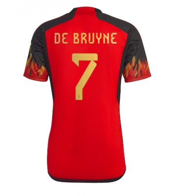 Lacne Muži Futbalové dres Belgicko Kevin De Bruyne #7 MS 2022 Krátky Rukáv - Domáci